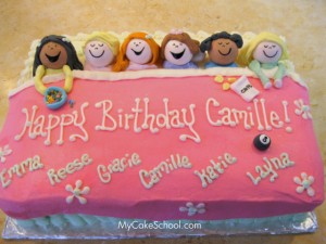 Elegant Birthday Cakes on Love This Sleepover Cake  It Was One Of My Most Requested Cakes
