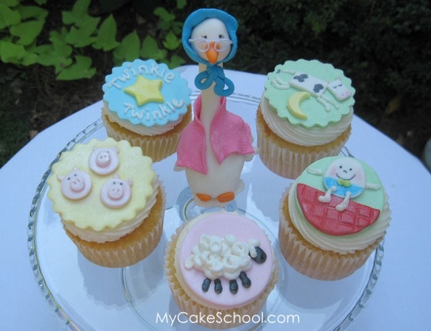 Nursery Rhyme Cupcakes! My Cake School Nursery Rhyme Cupcakes! My Cake School