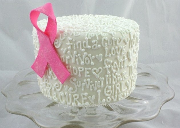 Breast Cancer Awareness My Cake School