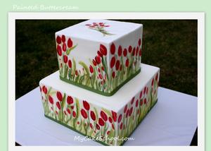 Painting-on-buttercream