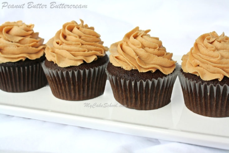 Fabulous Peanut Butter Frosting recipe by My Cake School!