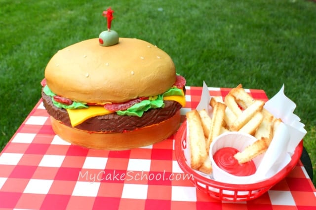 Cheeseburger Cake Video!