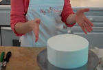 Learn to create flawlessly smooth buttercream in this Viva Paper Towel Method of Smoothing member cake video tutorial by MyCakeSchool.com!