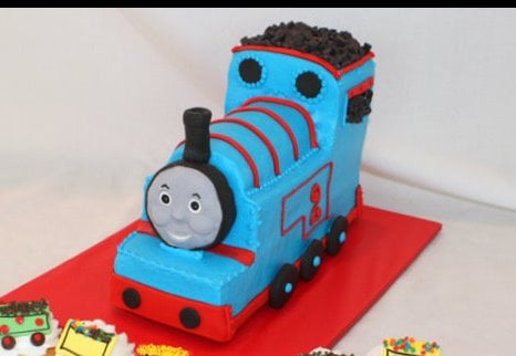 Learn how to make a carved tank engine cake in this My Cake School video tutorial!