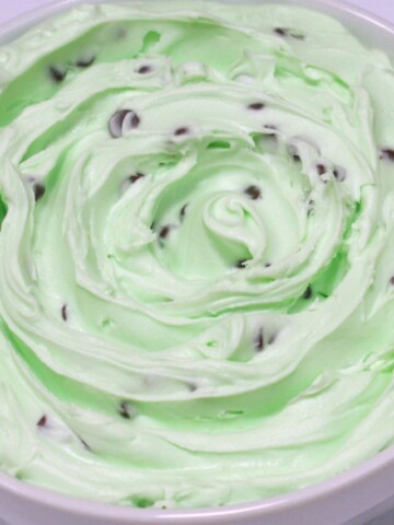 Easy and Delicious Mint Chocolate Chip Buttercream Frosting Recipe by MyCakeSchool.com!