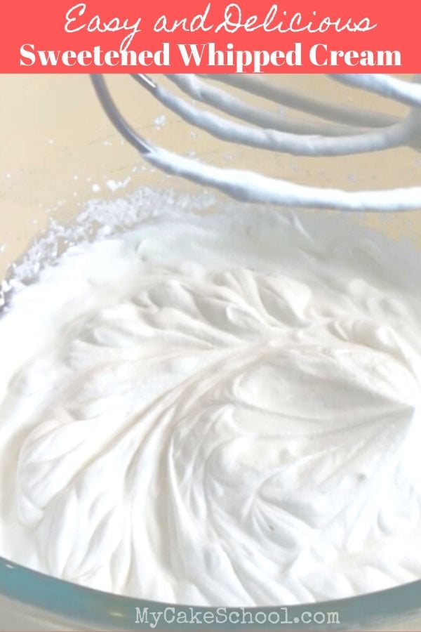 Whipped Cream Icing from Powder Whipping Cream, Whipped Cream