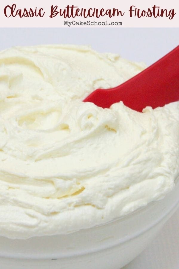 Classic Buttercream Frosting - So easy, delicious, and pipes perfectly!