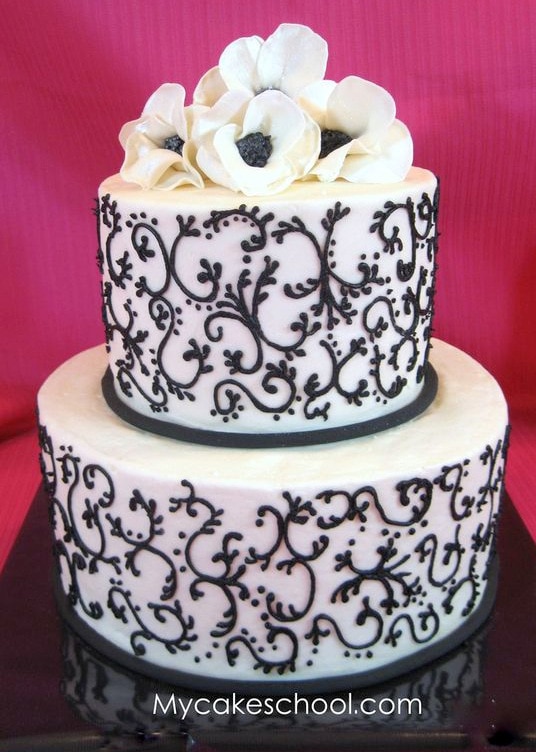 Scrollwork A Cake Decorating Video Tutorial My Cake School