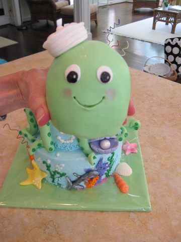 Sweet Octopus Cake Blog Tutorial by MyCakeSchool.com!