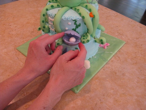 Sweet Octopus Cake Blog Tutorial by MyCakeSchool.com!