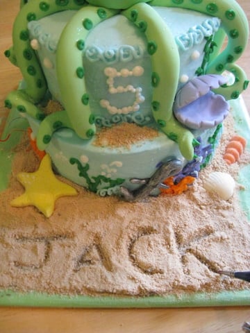 Sweet Octopus Cake Blog Tutorial by MyCakeSchool.com!