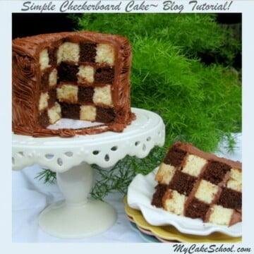 How to Make a Checkerboard Cake
