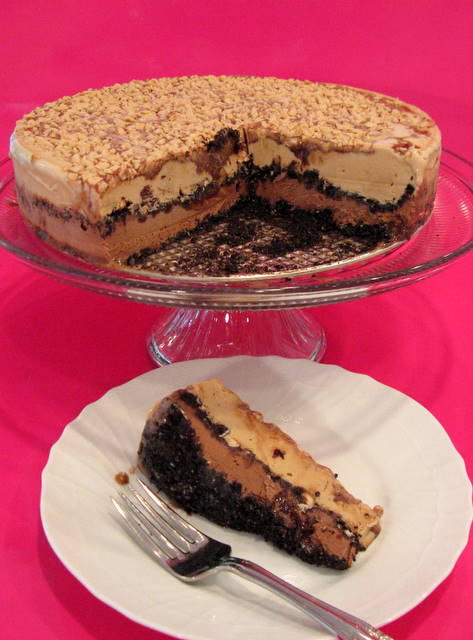 DELICIOUS Coffee Toffee Ice Cream Cake Recipe! MyCakeSchool.com