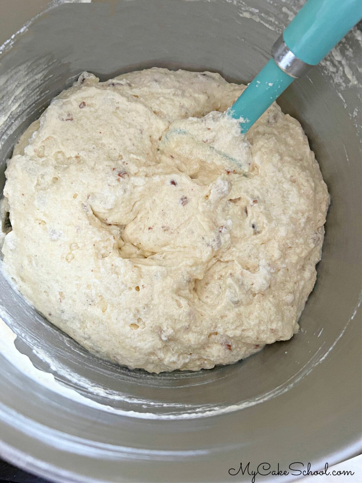 Bowl of Italian Cream Cake Batter