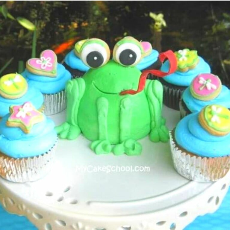 Frog Cake Tutorial- My Cake School