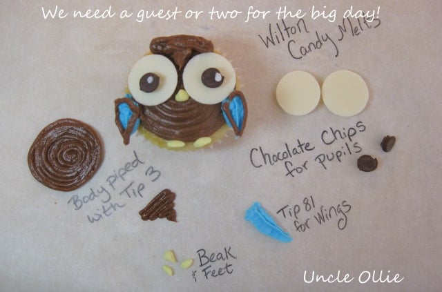 Owl cupcake tutorial by MyCakeSchool.com! Learn to make owl cupcake toppers and a 3D owl cake topper in this free tutorial!