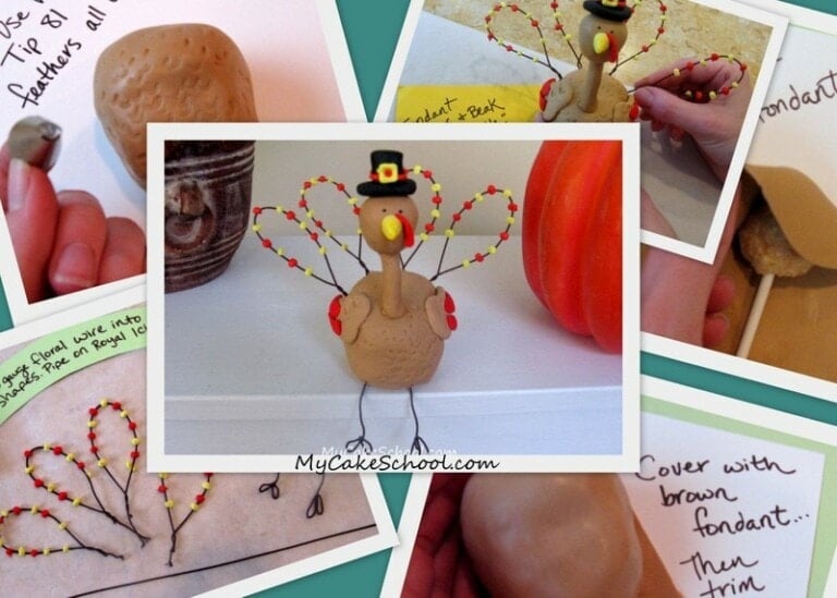 How to Make a Turkey Cake Topper