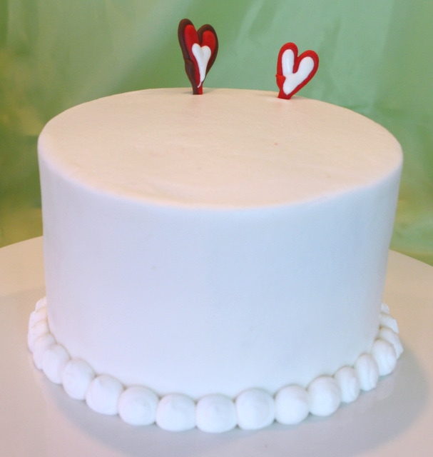 Lots of Love! A Valentine's Day Cake Tutorial by My Cake School with Chocolate Hearts!