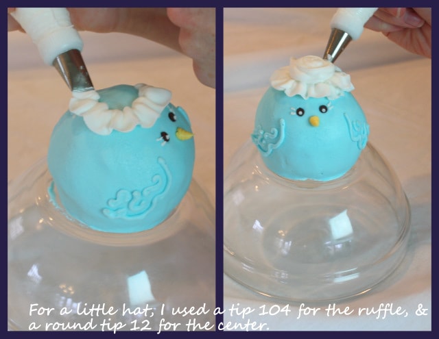 The Cutest Mama Bird Cake Tutorial by MyCakeSchool.com! This free step by step cake tutorial is perfect for baby showers! My Cake School.