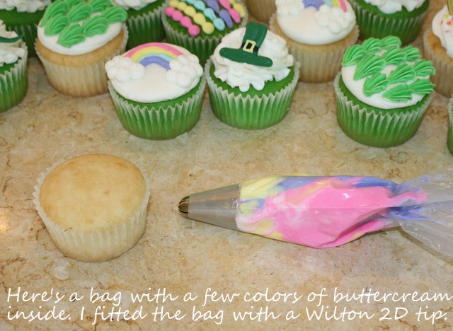 Adorable St. Patrick's Day Cupcake Tutorial by MyCakeSchool.com! 