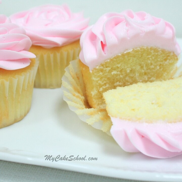 Strawberry Cake (Doctored Cake Mix Recipe) My Cake School