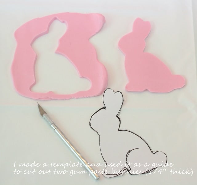 Adorable! Learn how to make this sweet bunny themed cake in MyCakeSchool.com's free cake decorating tutorial! 