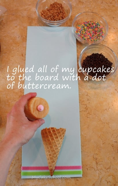 Learn to make adorable Pull-Apart Ice Cream Cone Cupcakes in this free step by step cake tutorial and video! MyCakeSchool.com Online Cake Tutorials and Recipes!