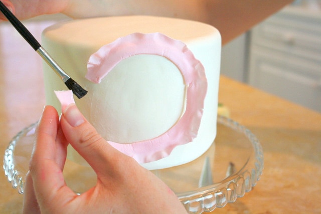 Beautiful Fondant Ruffle Rose Cake Decorating Tutorial by MyCakeSchool.com! Free Tutorial.