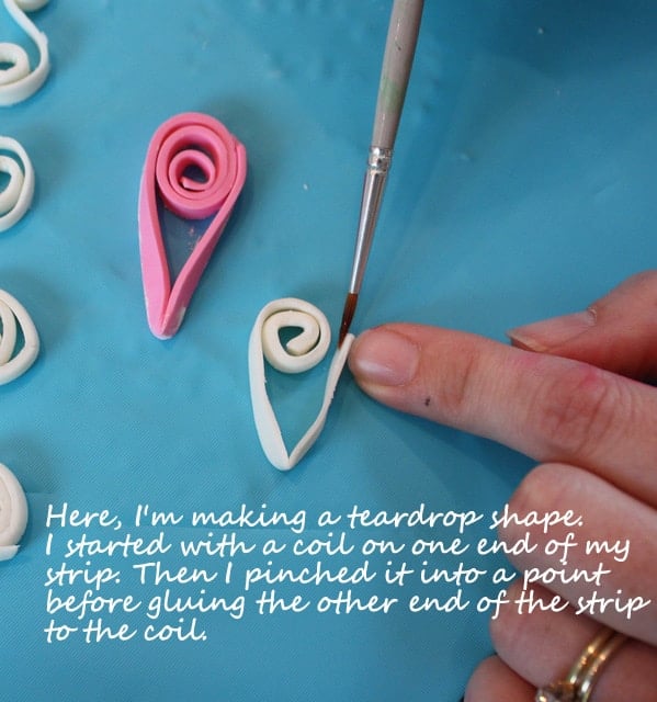 Fondant and gum paste quilling tutorial by MyCakeSchool.com! Such a fun and beautiful technique! Free tutorial.