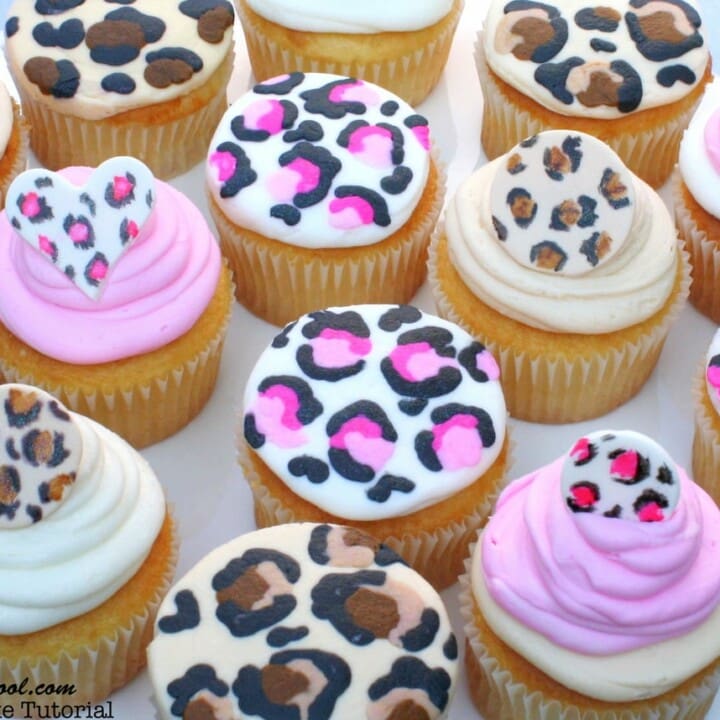 Wild Animal Print Cupcakes - Wilton