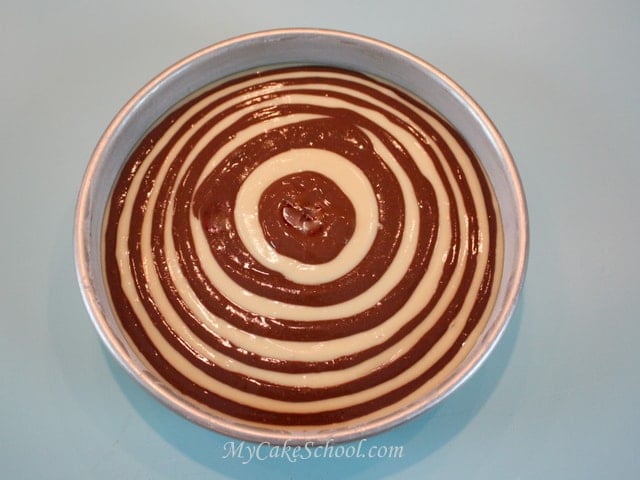 Learn How to Make a Zebra Cake in MyCakeSchool.com's free Cake Decorating Tutorial!