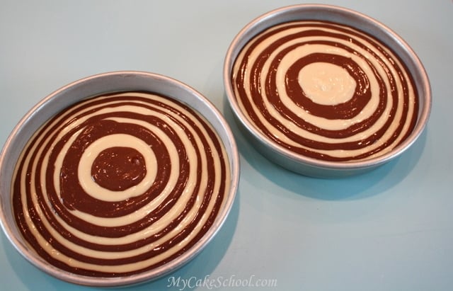 Learn How to Make a Zebra Cake in MyCakeSchool.com's free Cake Decorating Tutorial!