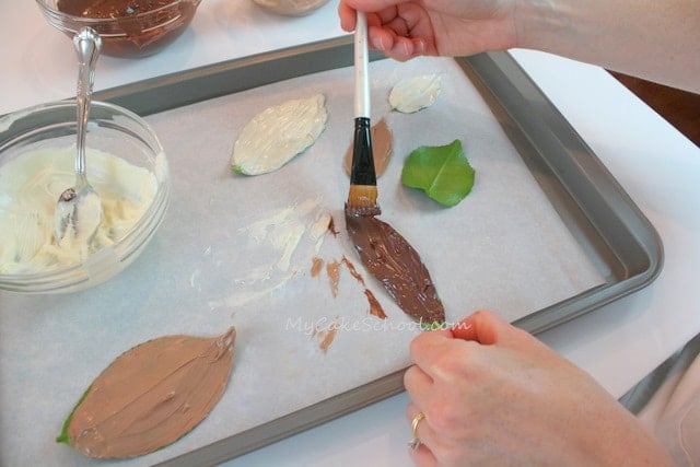 Learn to make gorgeous chocolate leaves for your autumn cakes in this free My Cake School tutorial! 