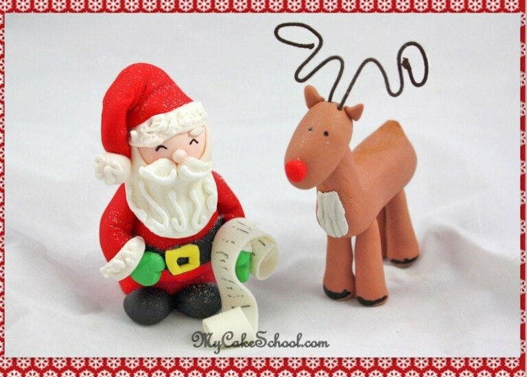 Santa Claus Cake Topper-Video