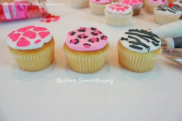 Wild About You! These adorable animal print cupcakes are perfect for Valentine's Day! Tutorial by MyCakeSchool.com!