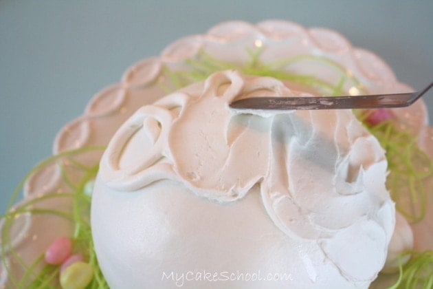 Sweet Bunny Cake Decorating Tutorial by MyCakeSchool.com! You will LOVE this free step by step tutorial. Perfect for spring and Easter gatherings! 