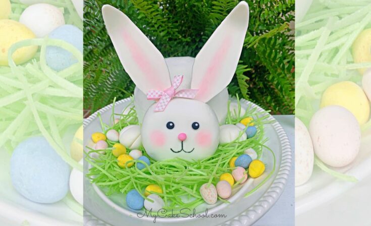 Sweet Bunny Cake {Free Video Tutorial}