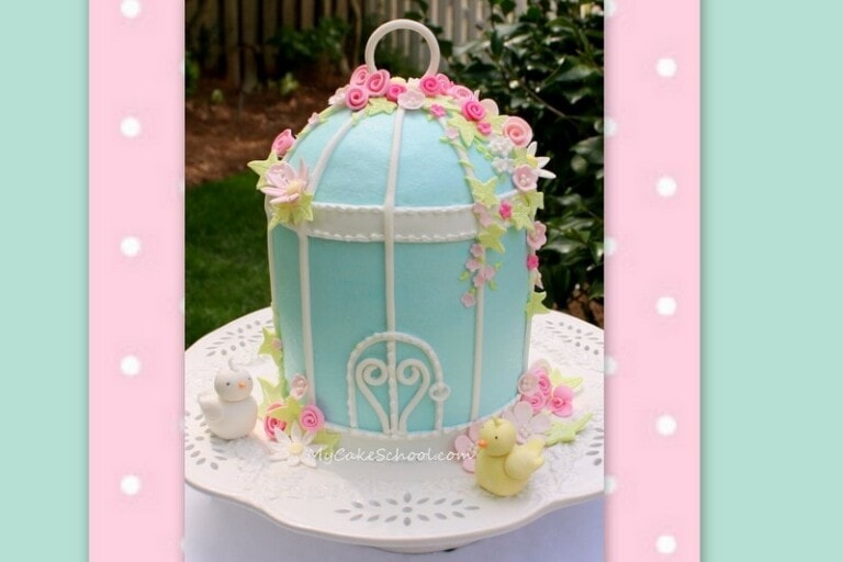 Birdcage Cake - A Cake Decorating Video