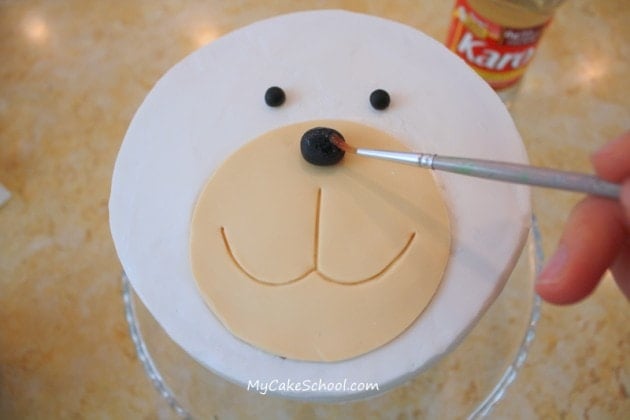 Learn how to make a sweet puppy cake in this free MyCakeSchool.com cake decorating tutorial!