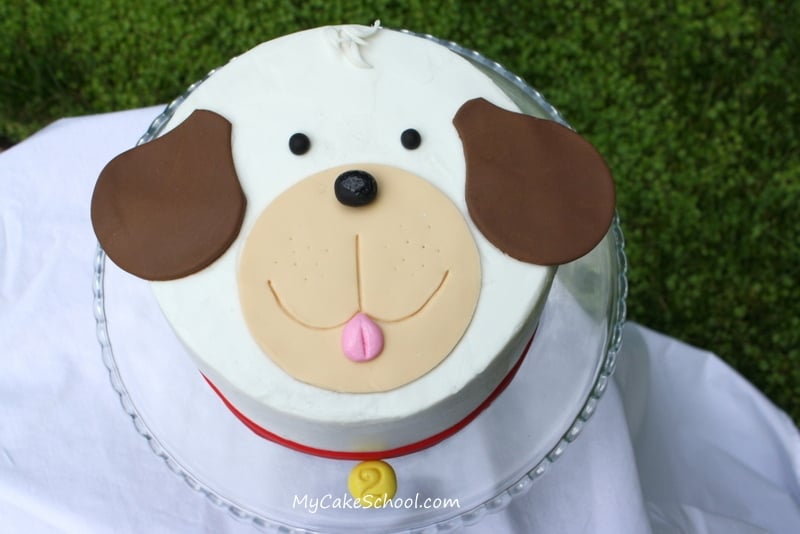 puppy cake