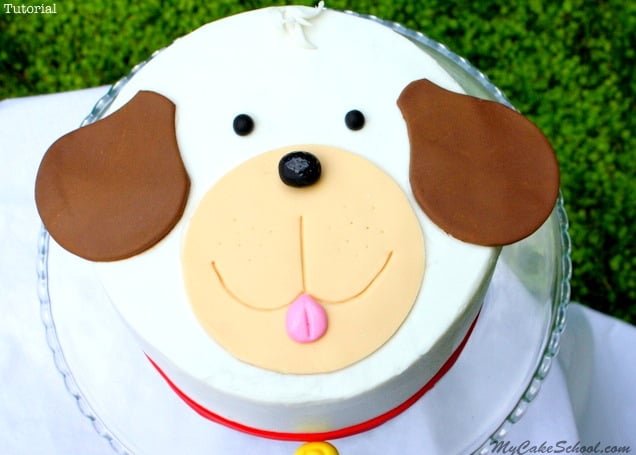 puppy cake