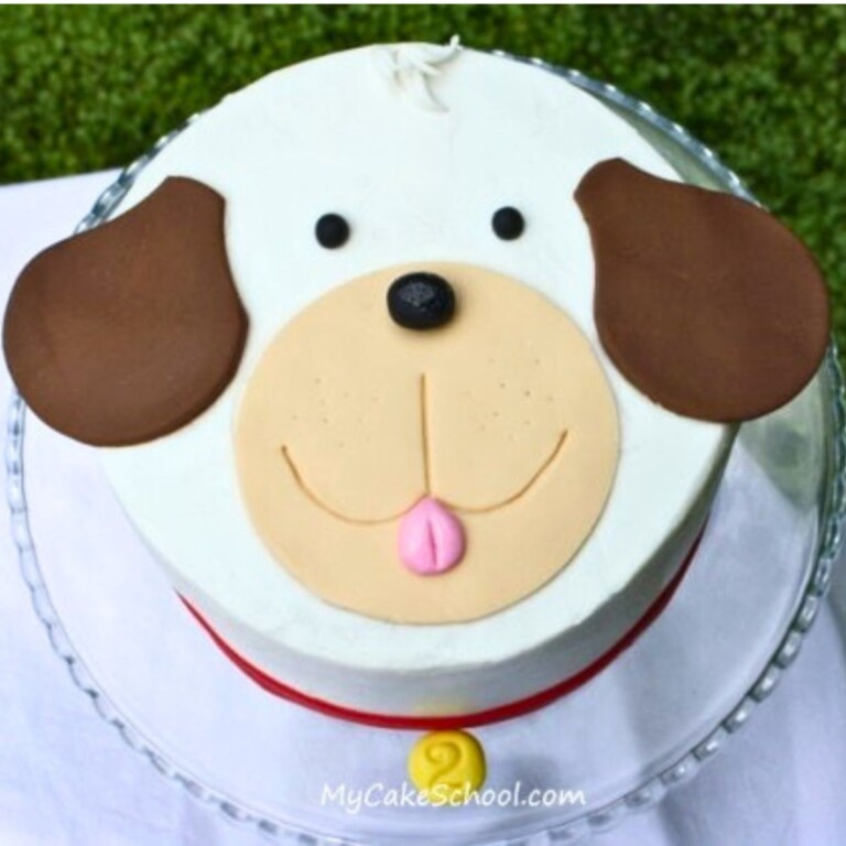 Easy Puppy Cake- Blog Tutorial