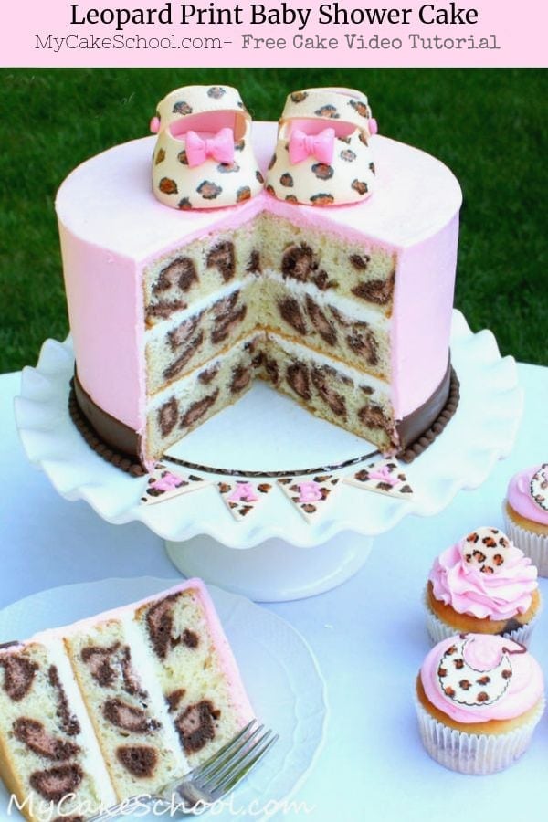 Leopard Print on the Inside- Free Cake Tutorial