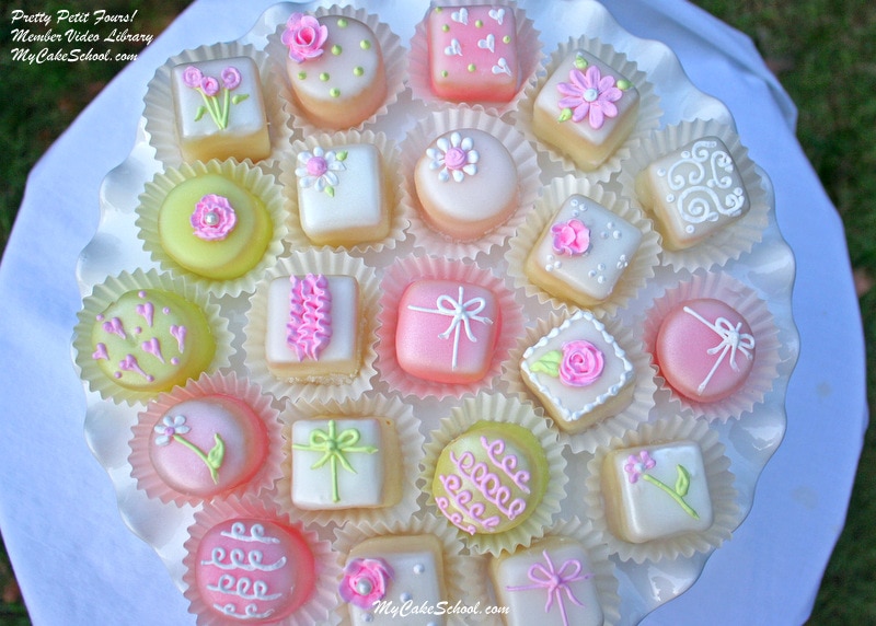 How to Make Petit Fours! A Cake Video Tutorial My Cake How to Make Petit Fours! A Cake Video Tutorial My Cake