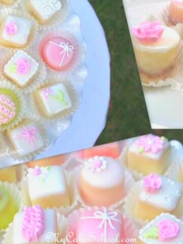 Learn How to Make Easy Petit Fours in this Free Cake Video Tutorial