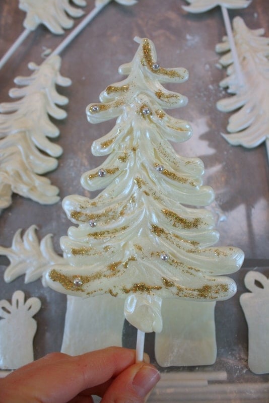 Elegant Winter Wonderland Cake with White Chocolate Trees! Free and Simple Cake Tutorial by MyCakeSchool.com!