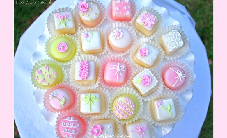 How to Make a Petit Four the easy way (video tutorial)