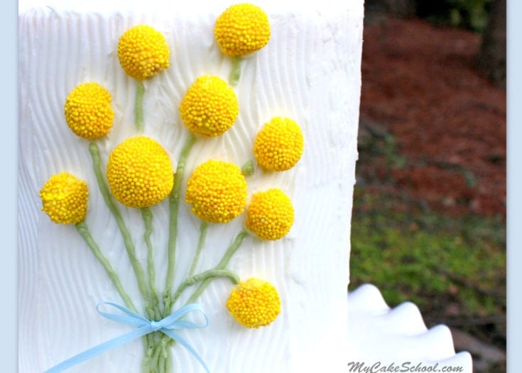 Sweet Bouquet of Billy Balls! Free Cake Tutorial by My Cake School!