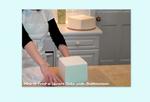 Learn How to Frost a Square Cake with Buttercream! Member cake video tutorial by MyCakeSchool.com!