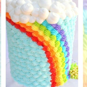 Buttercream Rainbow Cake Tutorial